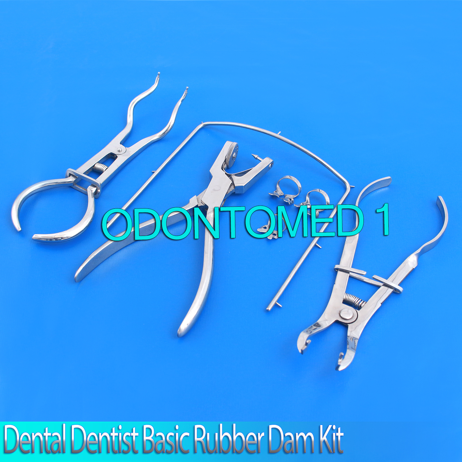 Dental Dentist Basic Rubber Dam Kit Dental Surgical Instruments Set DN-445