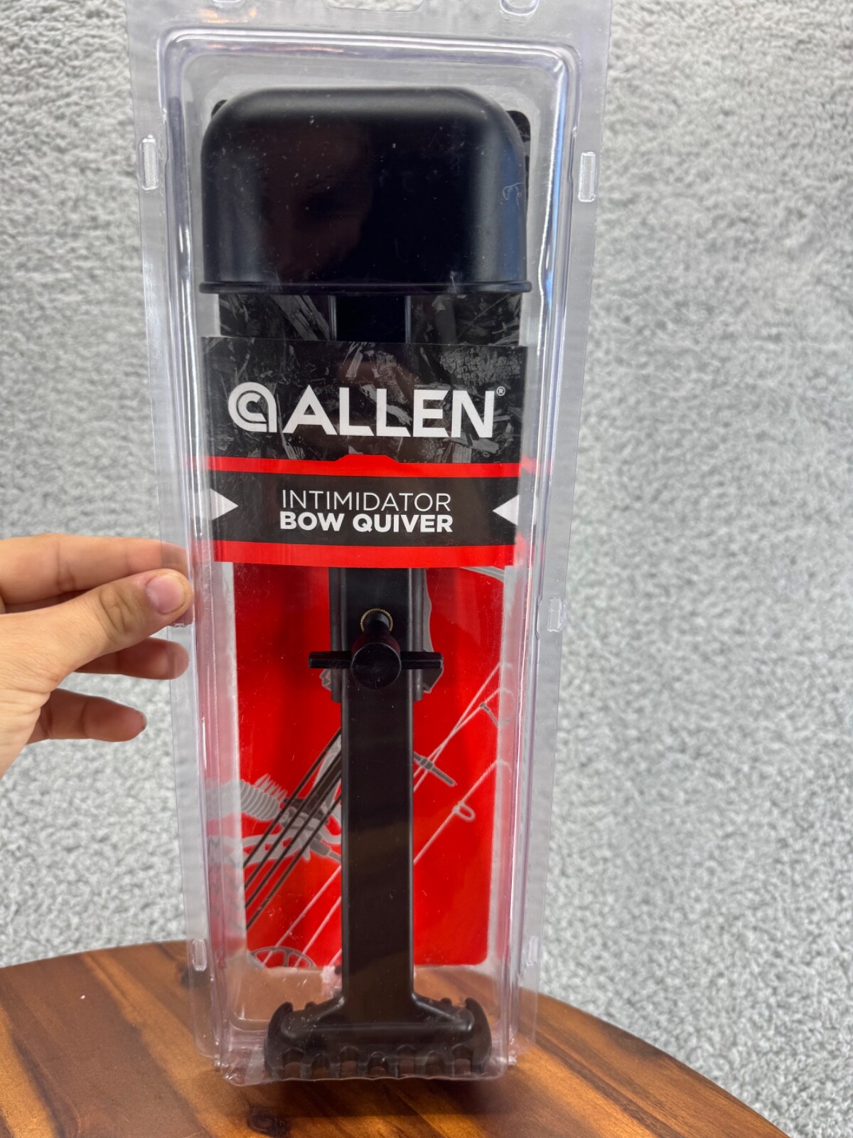 Allen Intimidator Bow Quiver Outdoor Hunting Attachment Holds 4 Arrows Black