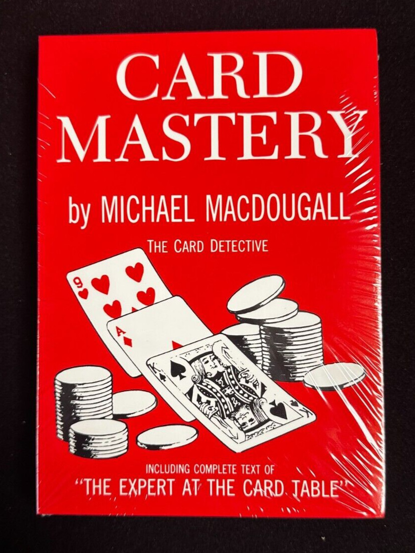 Card Mastery by MacDougall and Expert at the Card Table by Erdnase - paperback