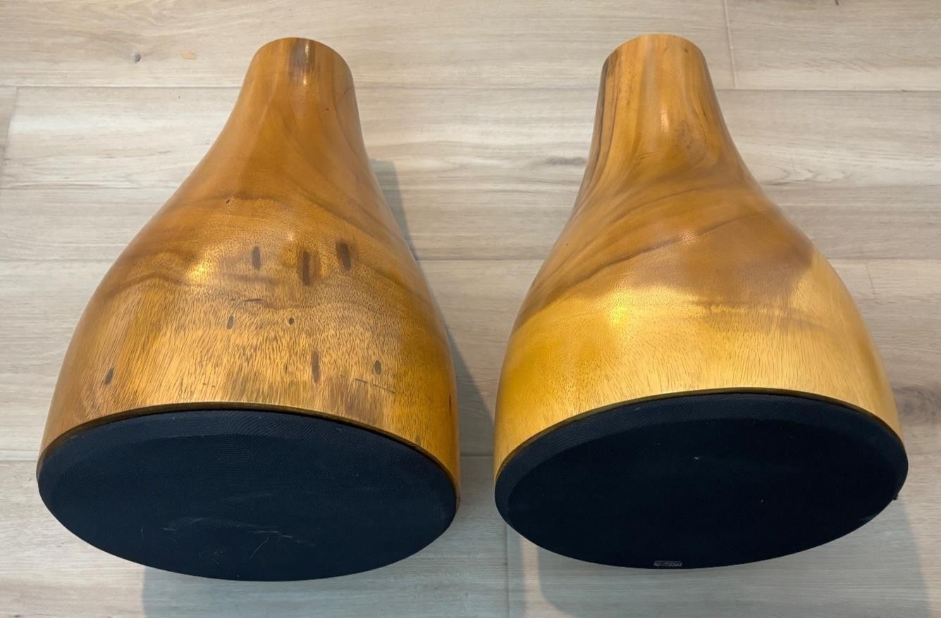 NORH WOODEN SPEAKER SET 2 6" SPEAKERS W FREE SHIPPING