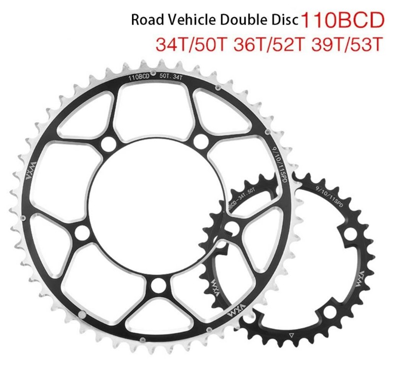 Bicycle Chainwheel Chainring 110BCD 50-34T 52-36T 53-39T Folding bike parts