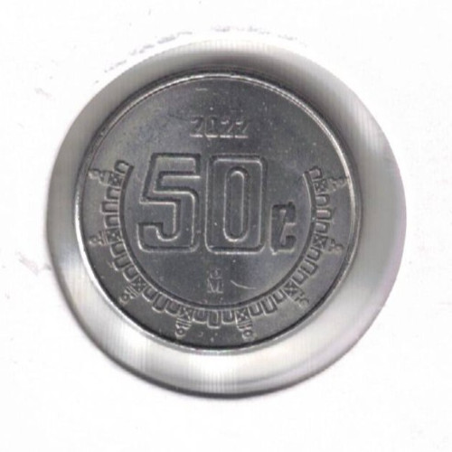 2022 Mexico Uncirculated Fifty Centavos Coin
