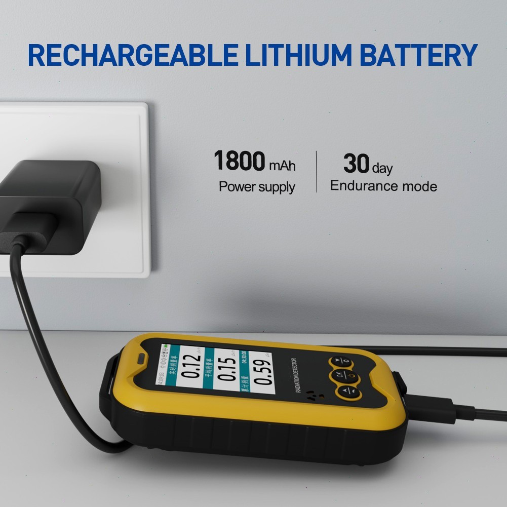 Handheld Nuclear Radiation Detector with Buzzer Sound Alarm for X, β, γ Ray