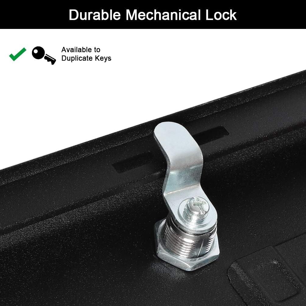 Key Cabinet Wall Mount Key Lock Box with Key Management Locking Key Organizer