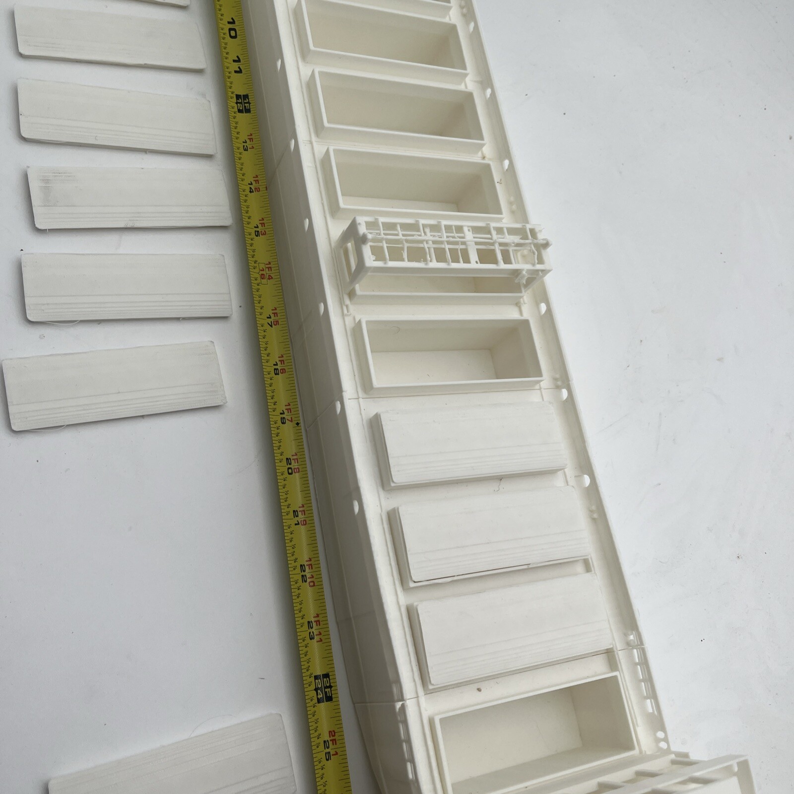 ho scale Ore Boat Hull Extension Sections. 3 Hold Sections Modules