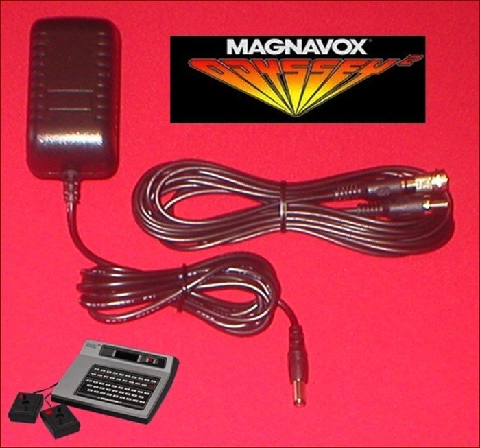 AC Adapter + 12Ft RCA Cable + RF TV Adapter for Magnavox Odyssey 2 System NEW
