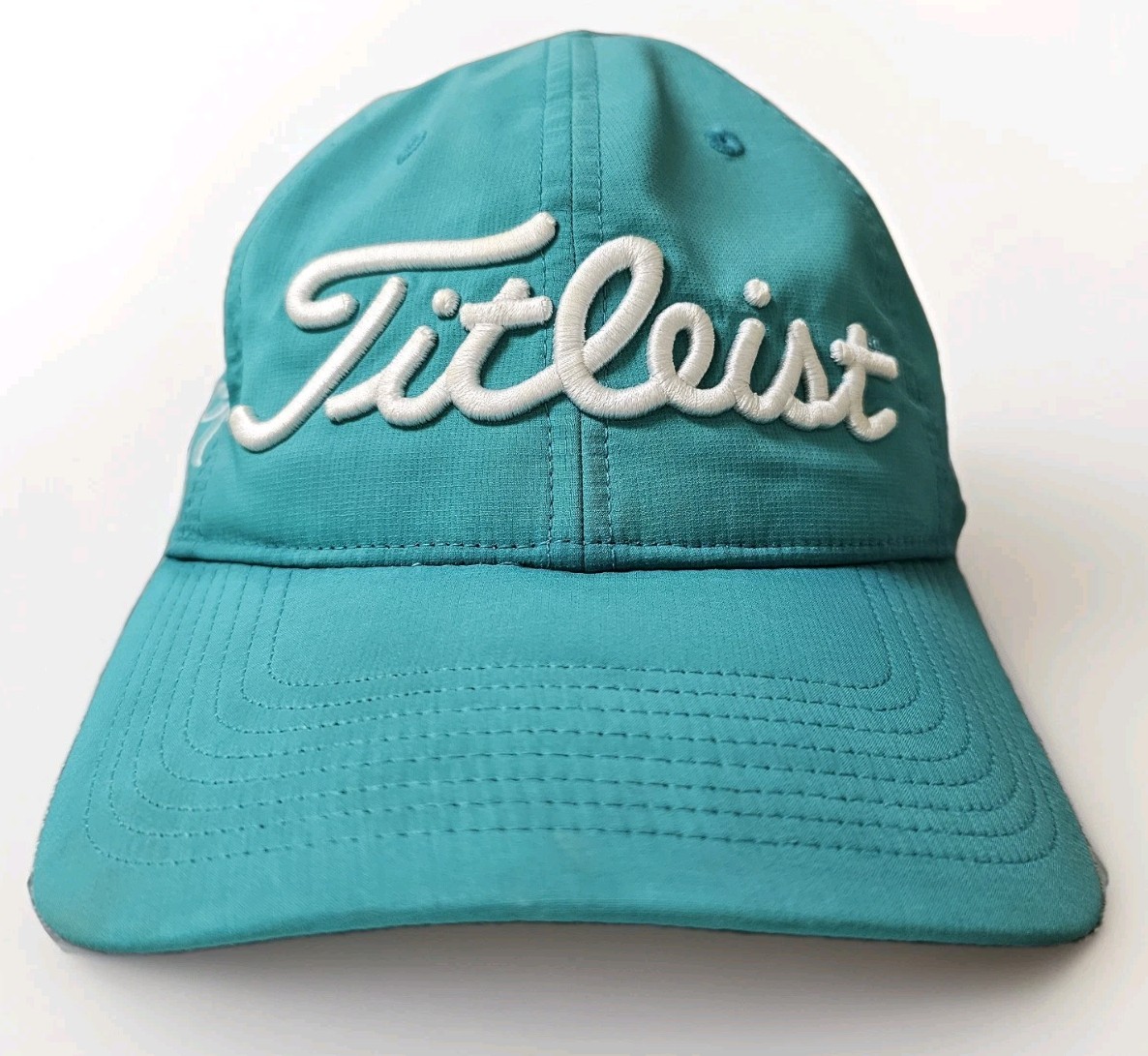 Titleist Golf Strap Back Hat Cap Aqua Teal Turquoise Adjustable Kiawah Island