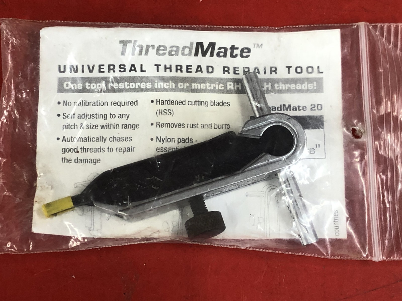 NES TM20 THREADMATE UNIVERSAL INTERNAL THREAD REPAIR TOOL FOR INCH/METRIC LH/RH