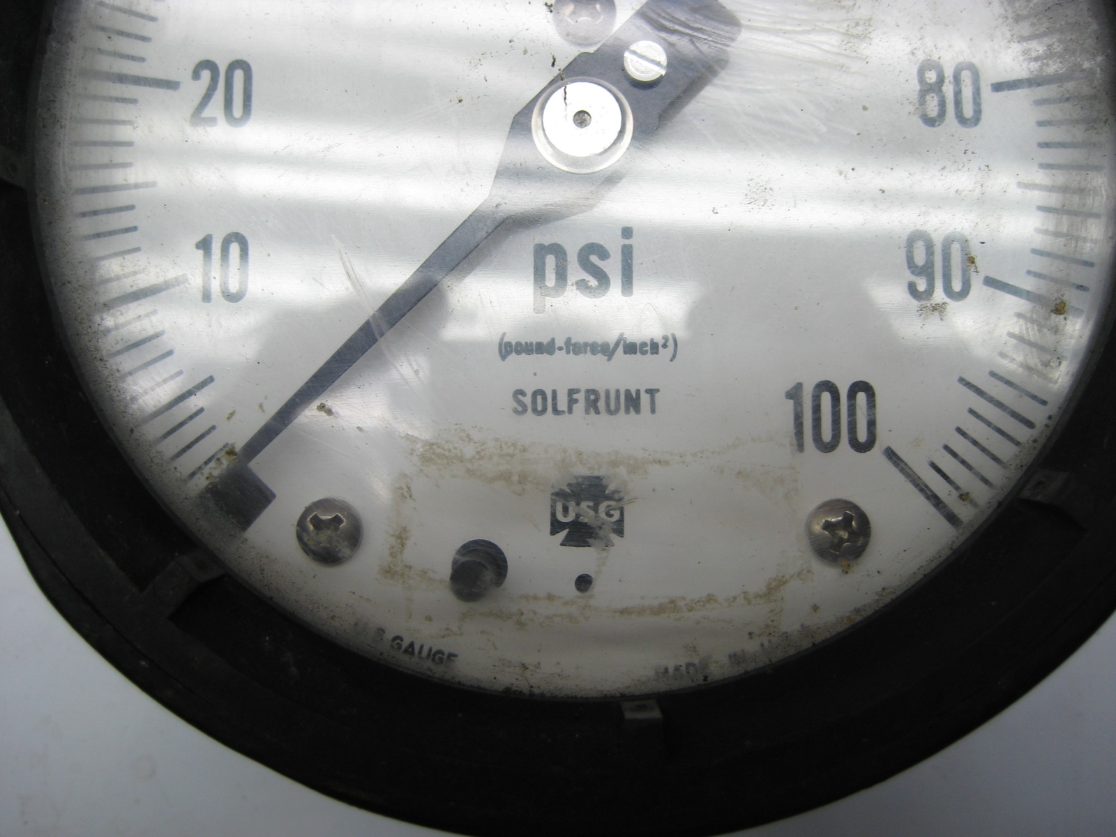 USG GAUGE 0-100 PSI NSNP