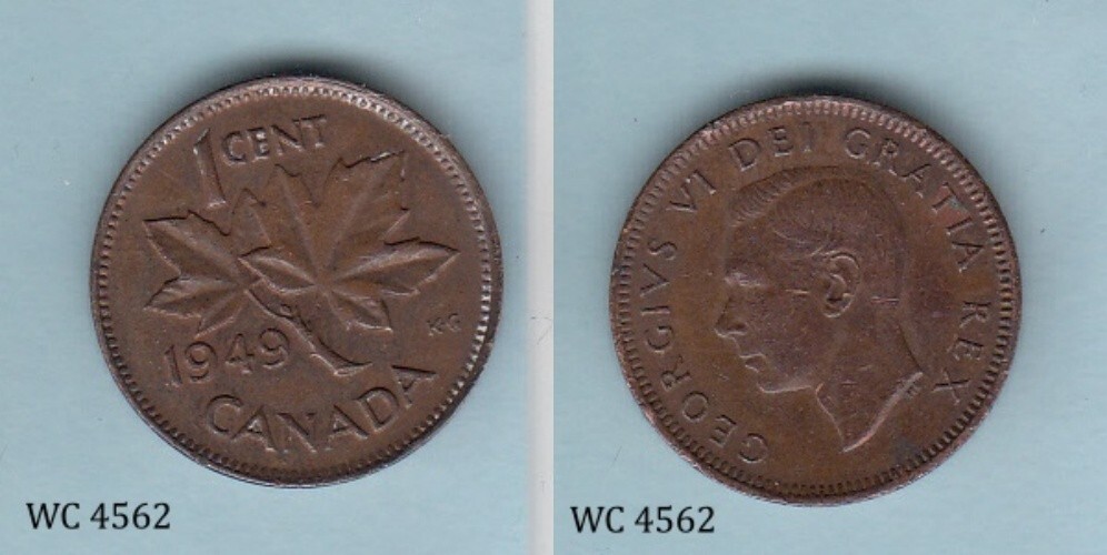 Canada 1 Cent 1949 (George VI) Coin