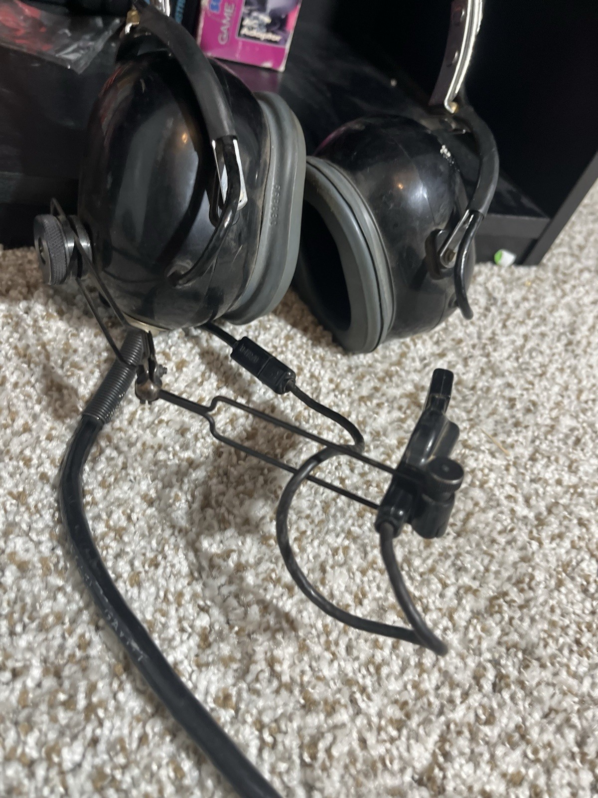David And Clark Headset H-133c/a1c Headset UNTESTED air Force Pilot Headphones