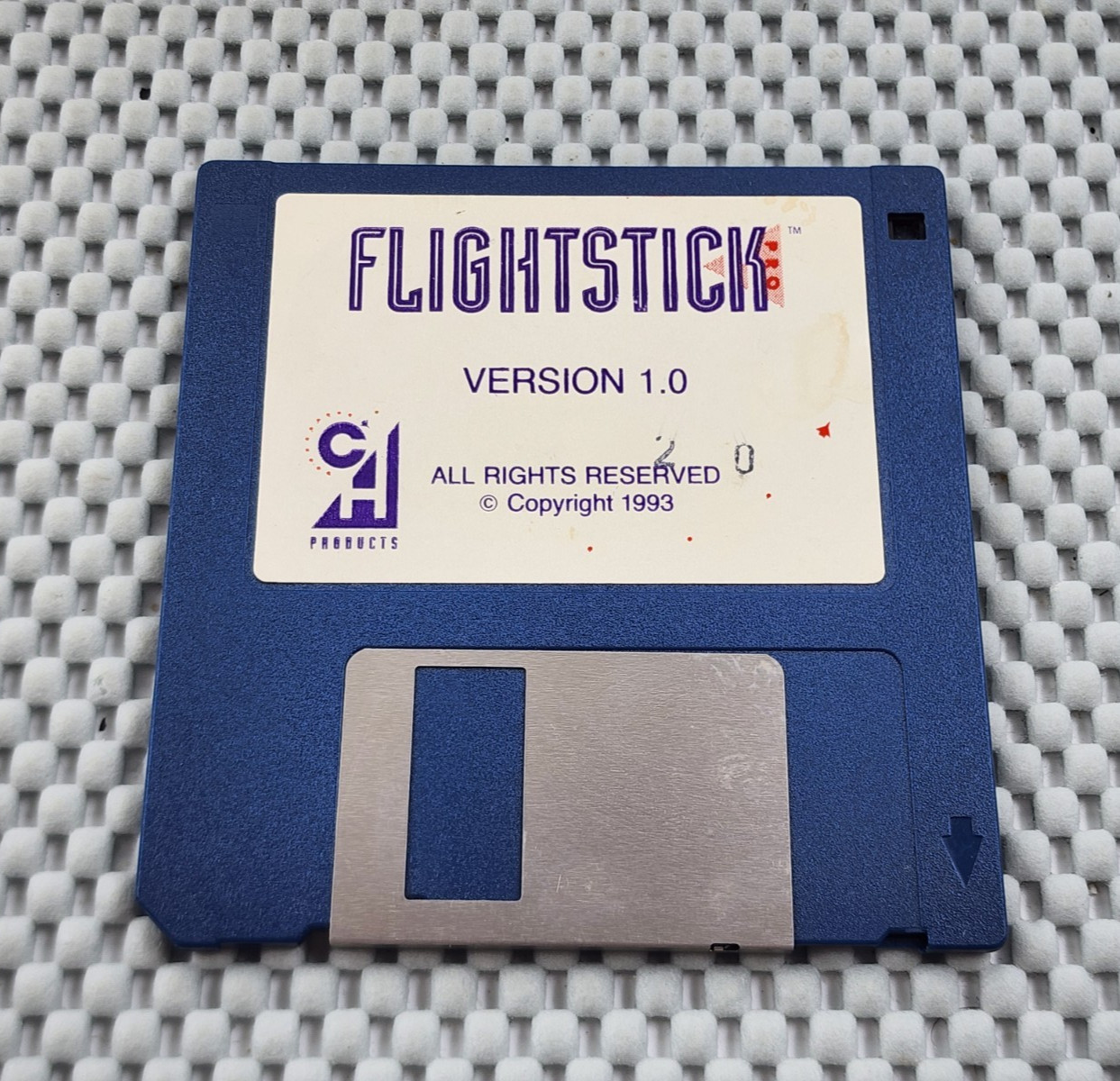 CH Products Flightstick Pro 3.5" Floppy Disk 1993 Version 1.0