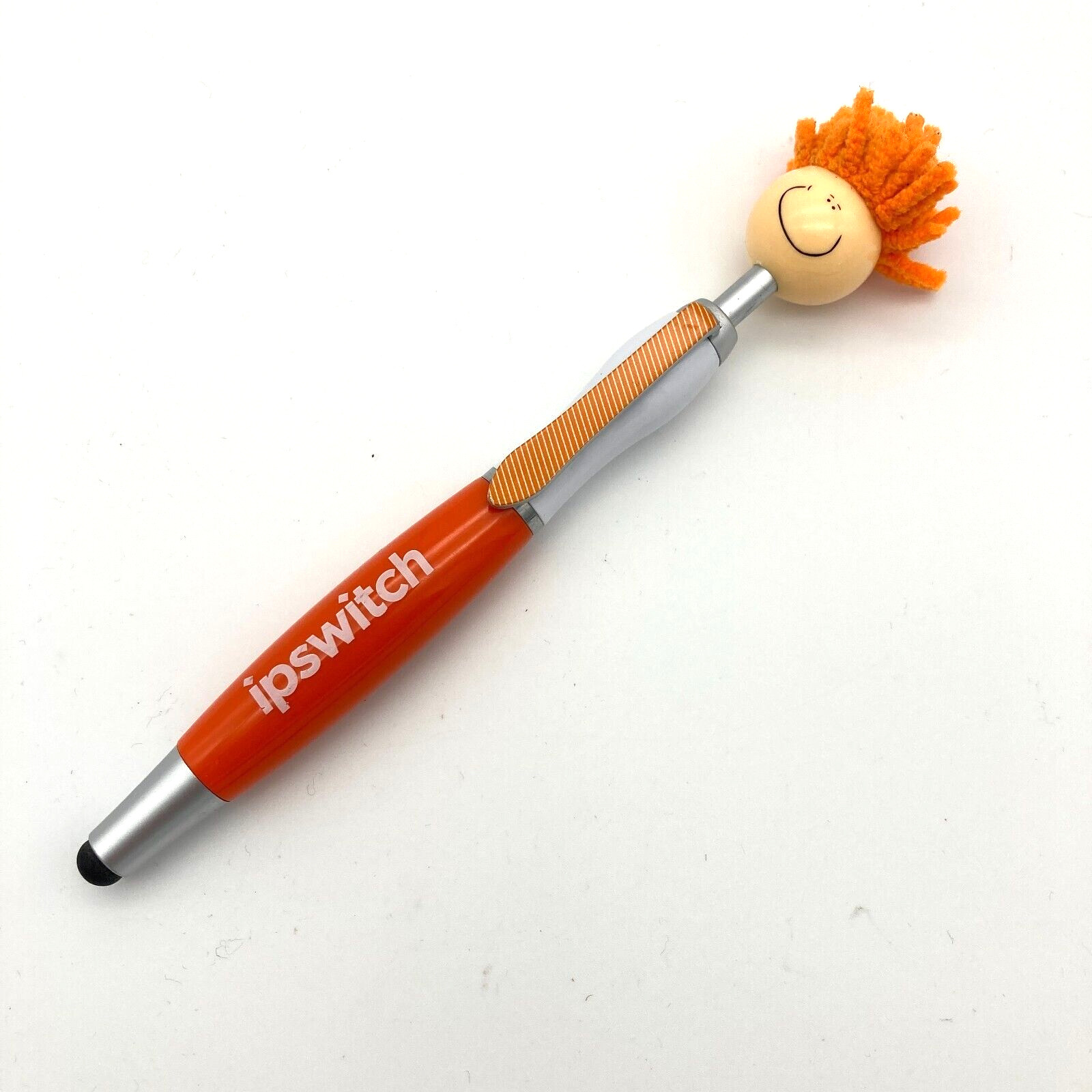 Stylus Pen Mop Topper Top Screen Cleaner ipswitch Advertising Piece Orange Tie