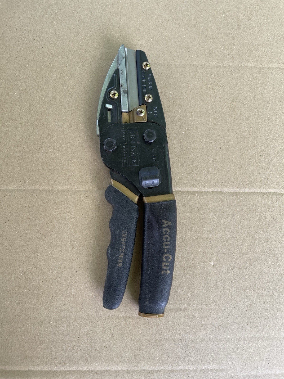 CRAFTSMAN USA PROFESSIONAL 37310 ACCU-CUT 3-IN-1 HAND CUTTING TOOL USA Vintage