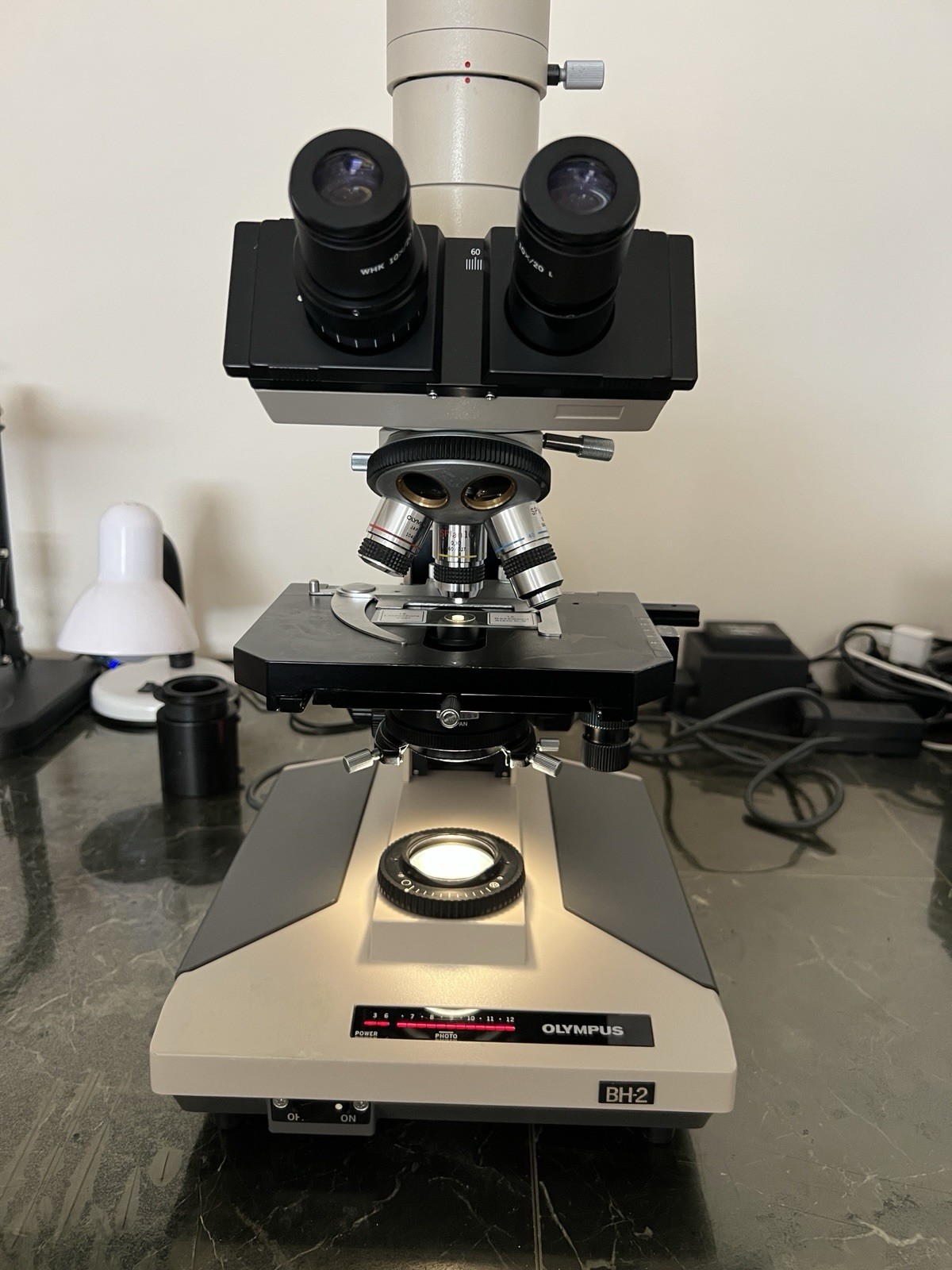 Olympus BH2/BHS Trinocular 100W Polarizing Microscope + MTV-3 + S-Plan Optics