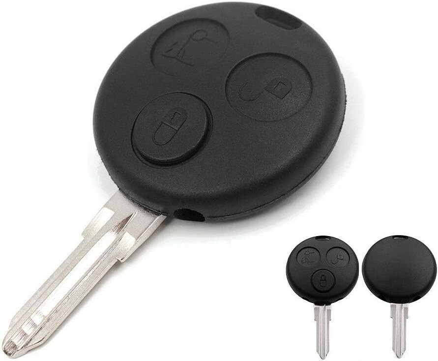 CGuard 3 Button key Case Shell For Smart Fortwo Forfour Roadster Coupè 350 450