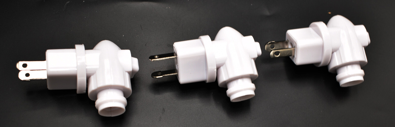 2-Pack: Night Light Base / Socket / Plug - Rotating - DIY Nite Light Fixture