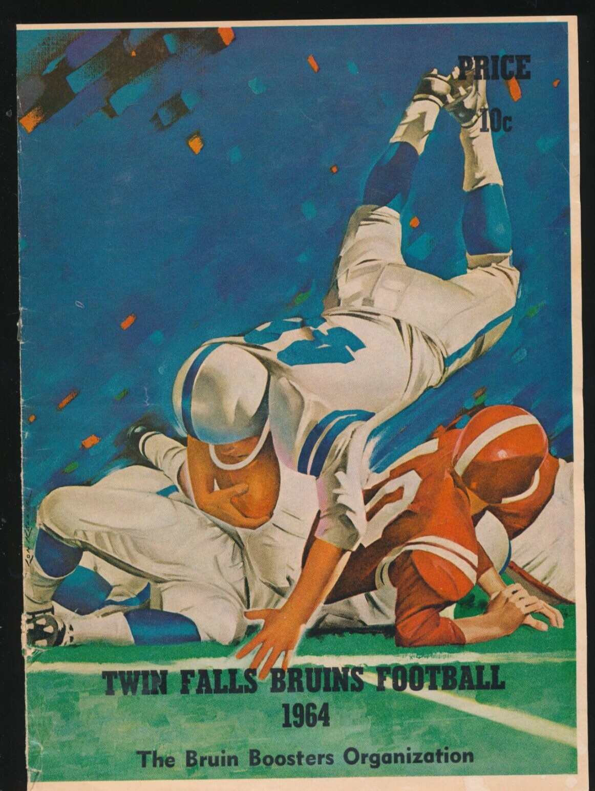 Twin Falls Idaho Bruins Highschool Football Vs Borah Lions Boise ID 1964