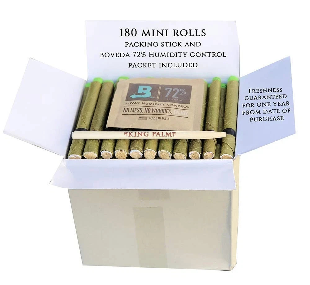 King Palm MINI Size Natural Pre Wrap Palm Leafs