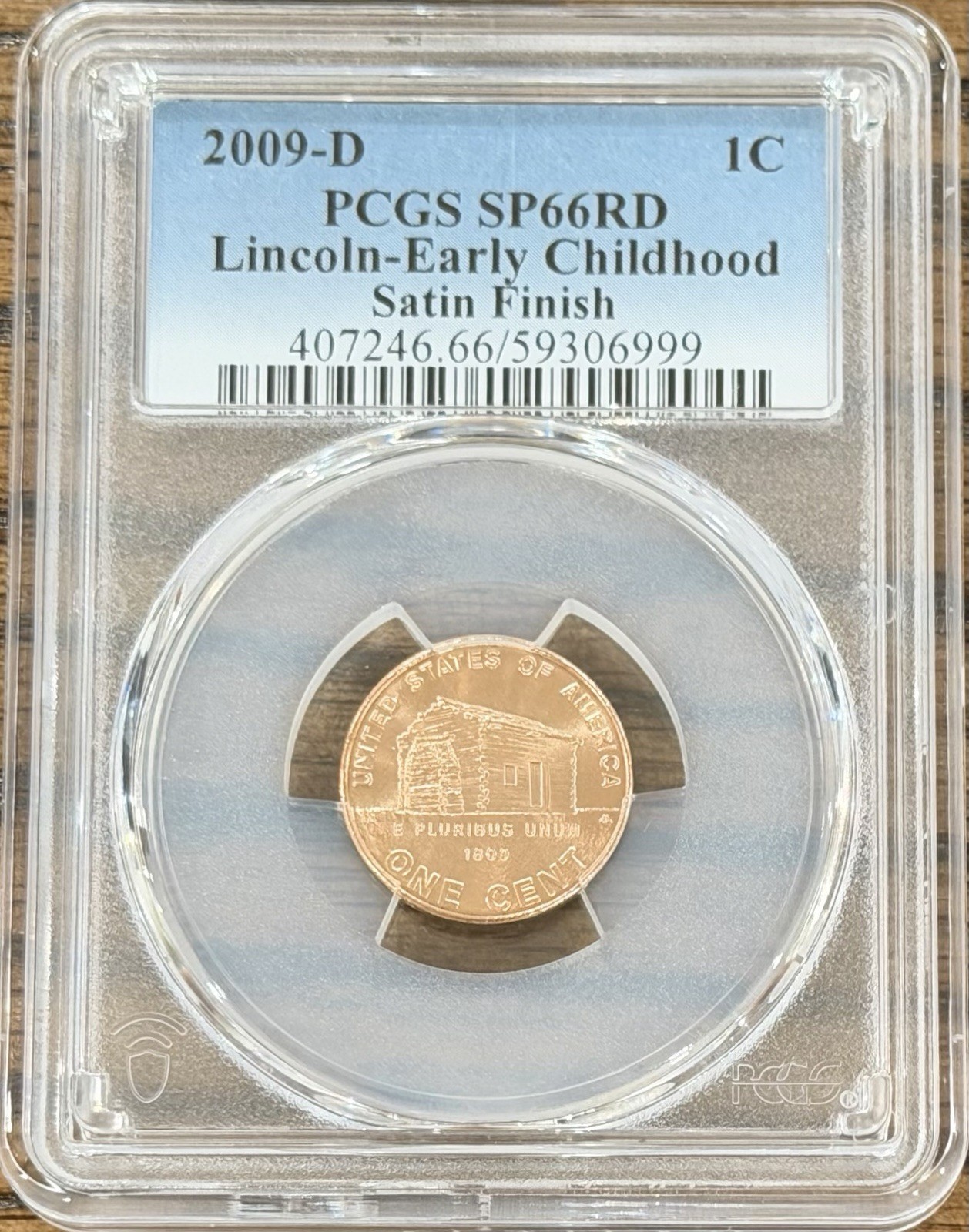 2009 D Bicentennial Lincoln Cent-Early Childhood PCGS SP66RD