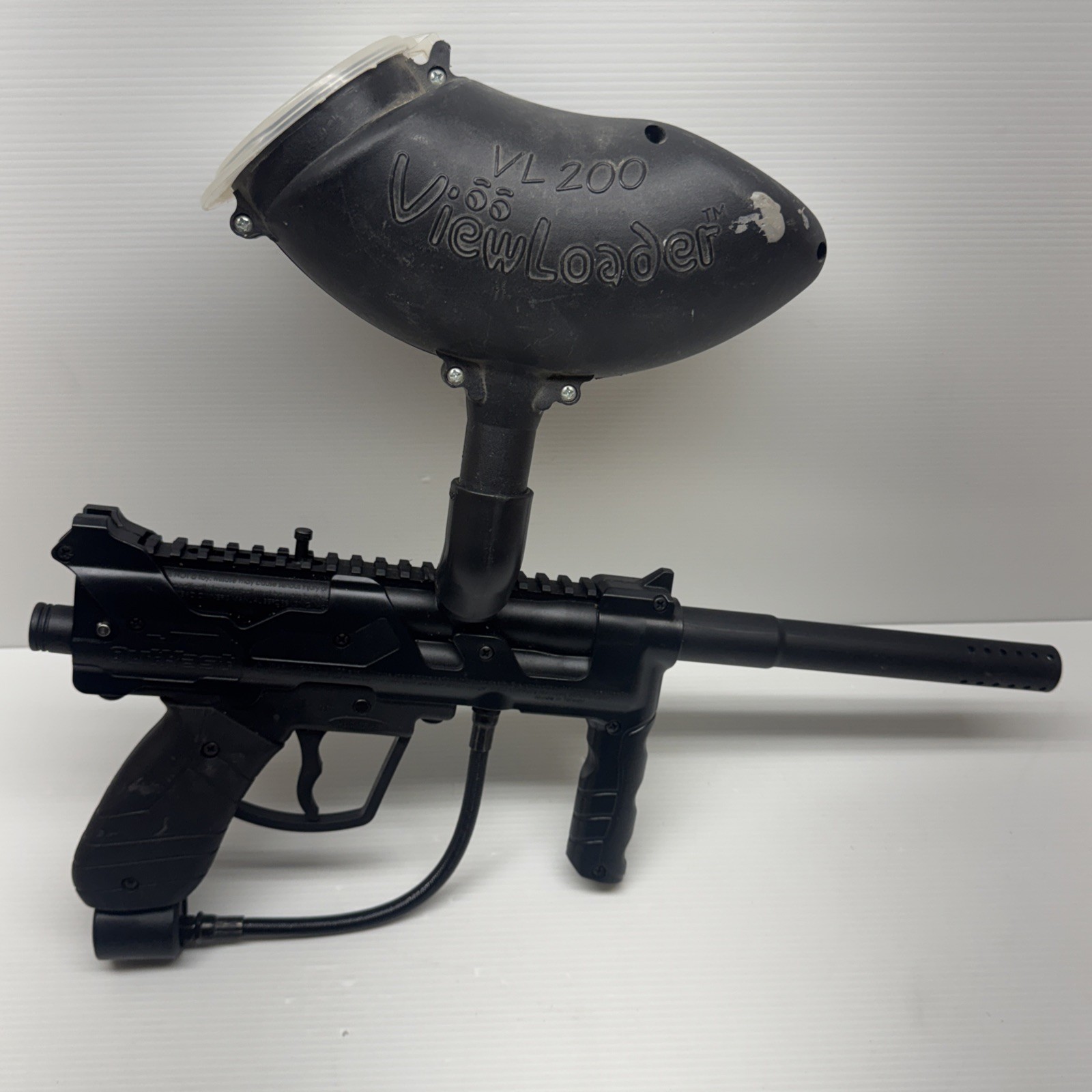 JT Outkast Paintball Gun Black With Hopper (READ)