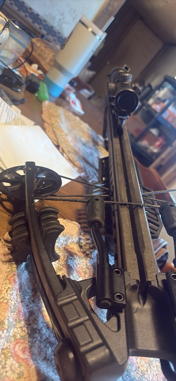 Killer Instinct Diesel X Crossbow w/ Scope, Black/Green, Men Women