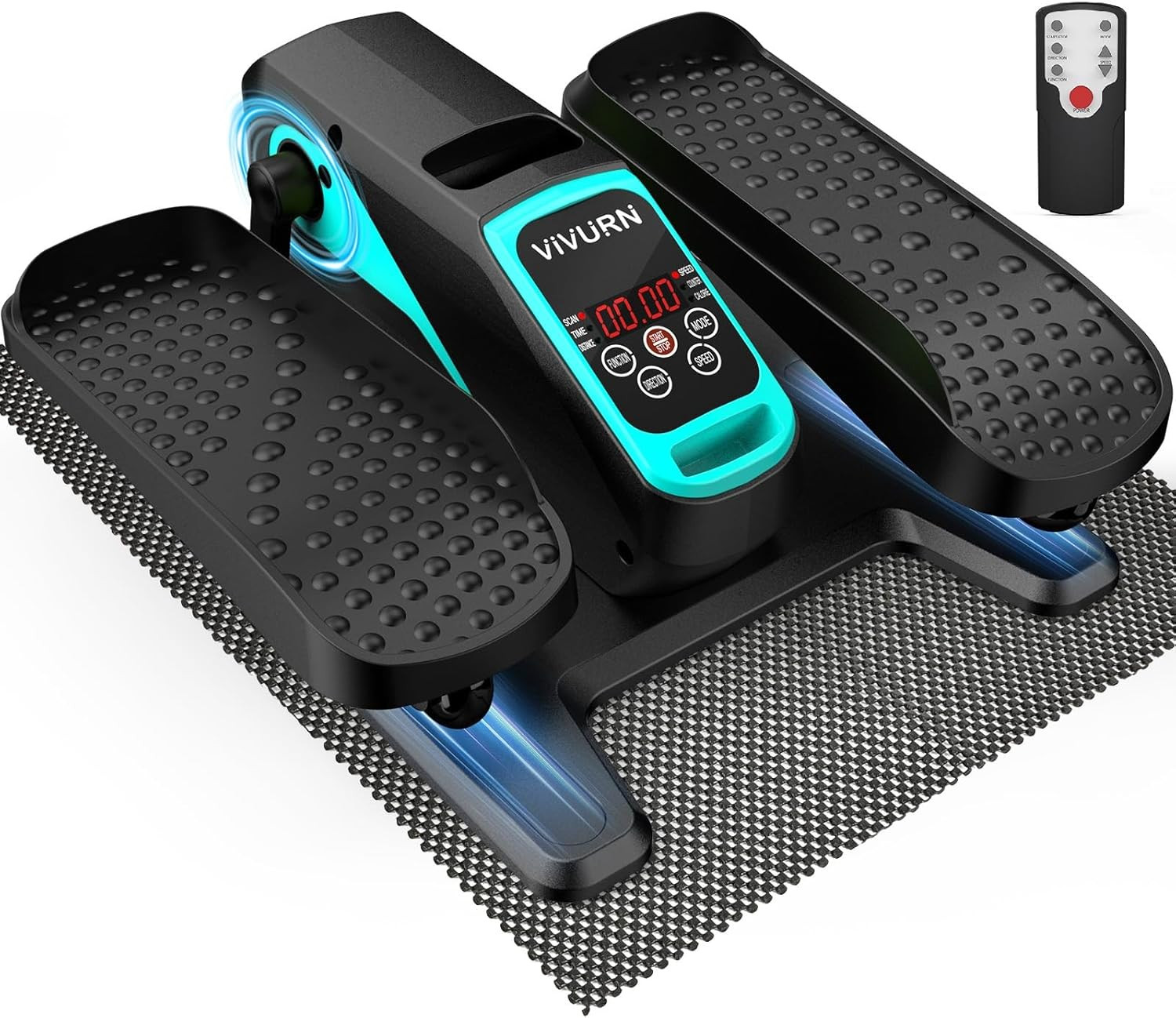-018 Under Desk Elliptical 12 Speed 5 Modes Mini Motorized Leg Exerciser While S
