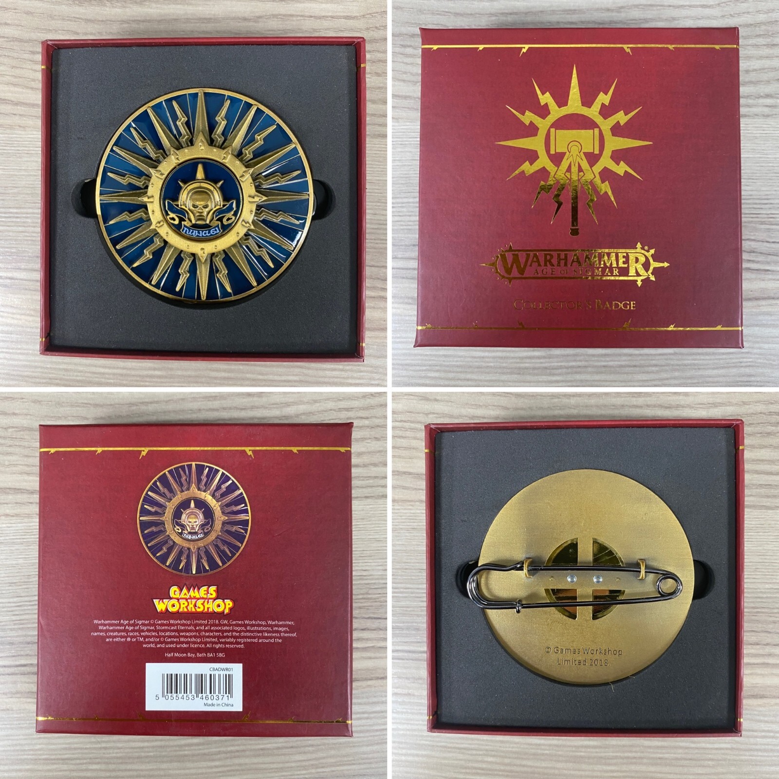 STORMCAST ETERNALS COLLECTORS PIN BADGE WARHAMMER AGE OF SIGMAR GAMES WORKSHOP