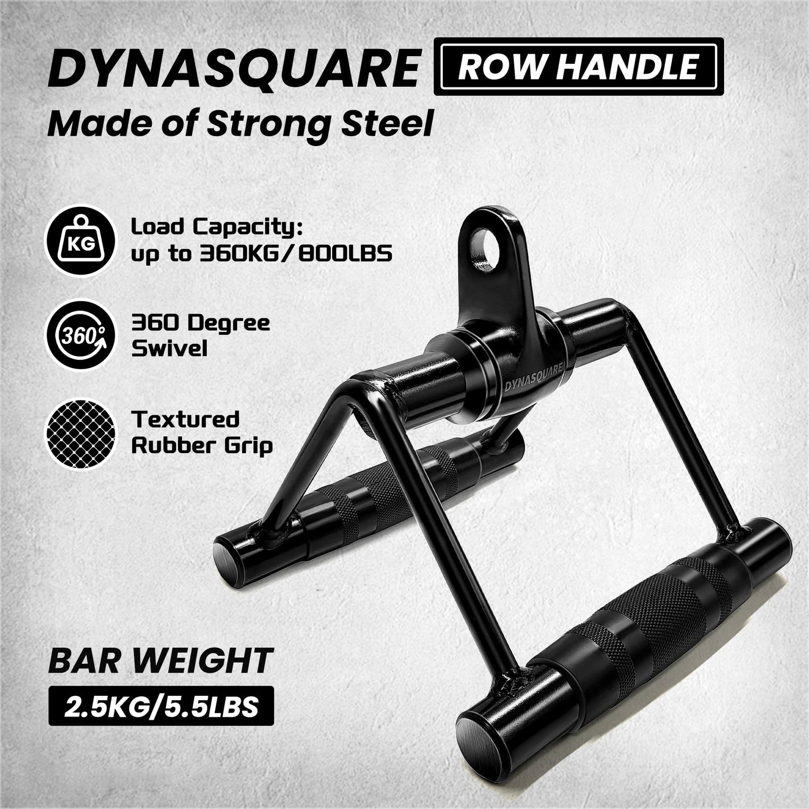 Cable Machine Attachments Combo, Heavy Duty Solid Steel LAT Pulldown Attachme...