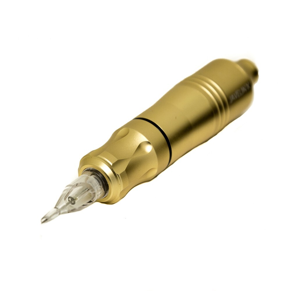 Javelin X Tattoo Pen Permanent Makeup Rotary Machine Cartridge Liner Shader -Gld