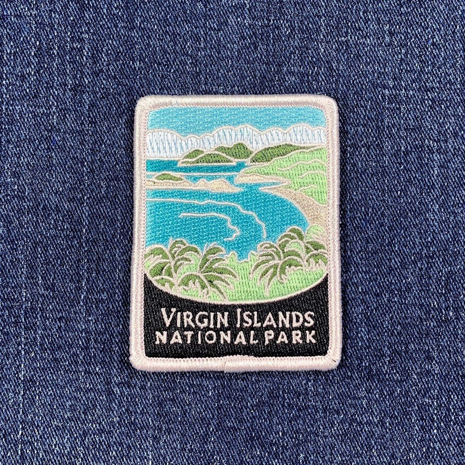 Virgin Islands National Park Patch Embroidered Caribbean Hiking Souvenir Badge