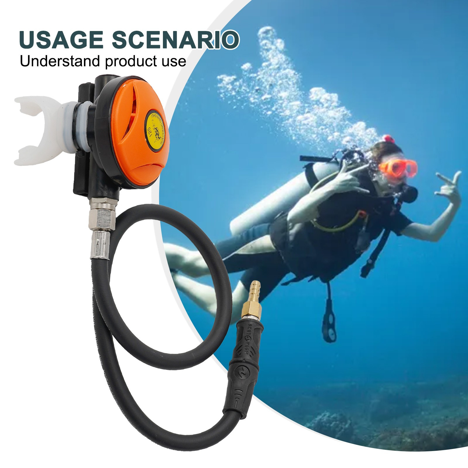 Flow Resistant Dive Regulator Uninterrupted Underwater Exploration