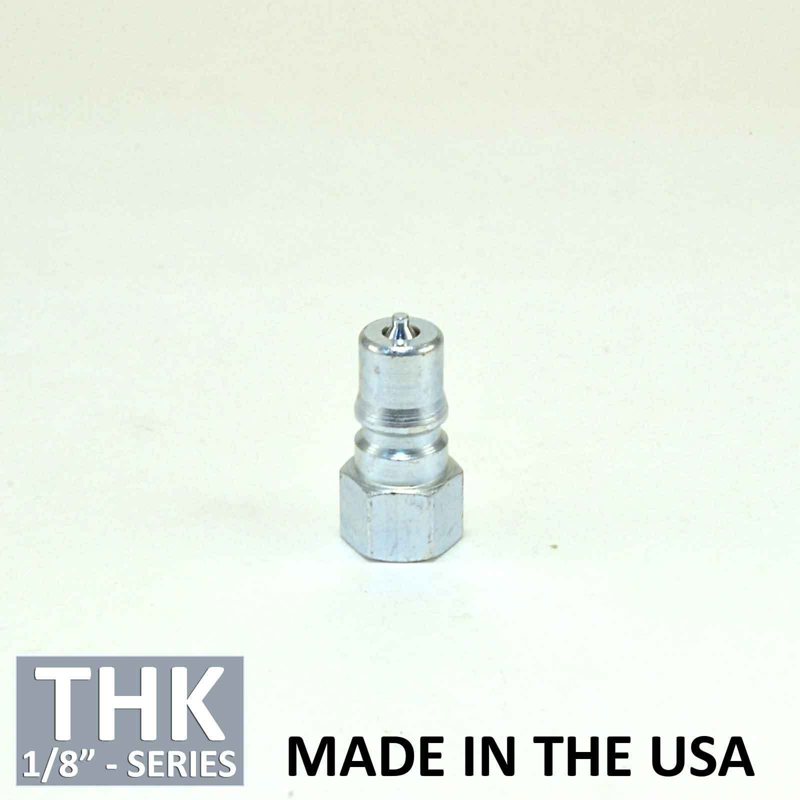 Foster FHK Series 1/8" K1S Steel ISO B Hydraulic Quick Connect Coupler Plug USA