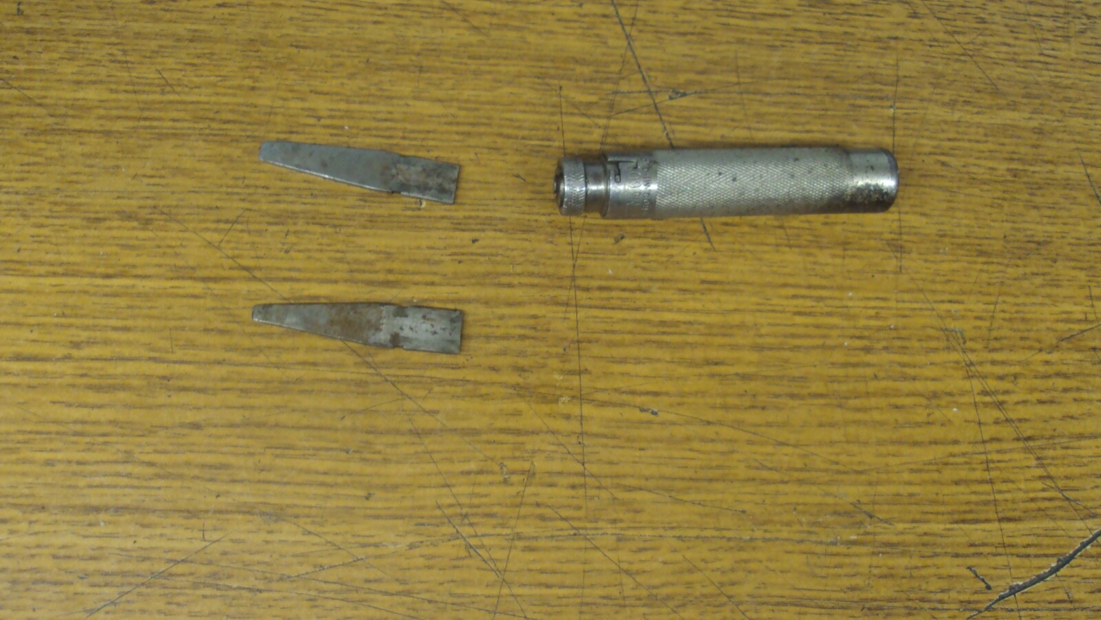 Vintage North Bros. No. 60 Pocket Magazine Screwdriver With 2 Blades