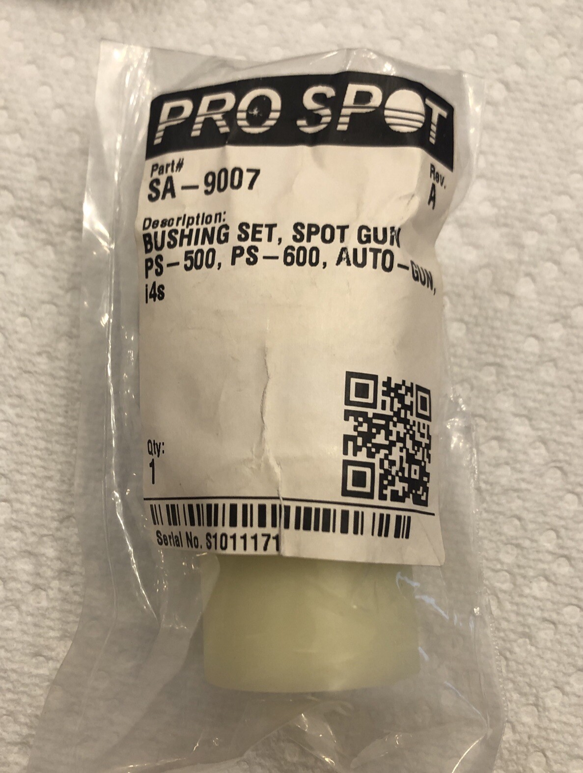 PRO SPOT Bushing Set, Spot Gun part numberSA-9007