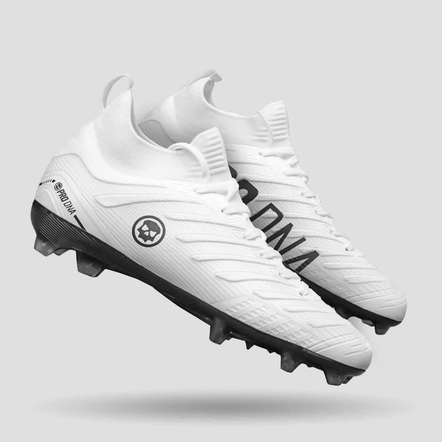Infamous Pro DNA Voltrax Cleats - White - Size 13