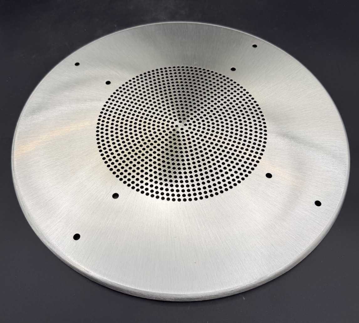 Lot Of 18 Atlas Soundolier 60-8 Stainless Steel Ceiling Speaker Baffles Grilles