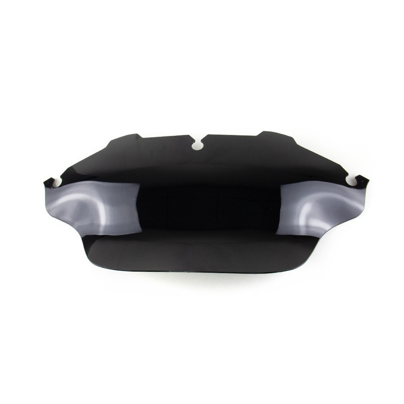 8" Wave Black Windshield Windscreen For Harley Touring Electra Glide FLHT 96-13