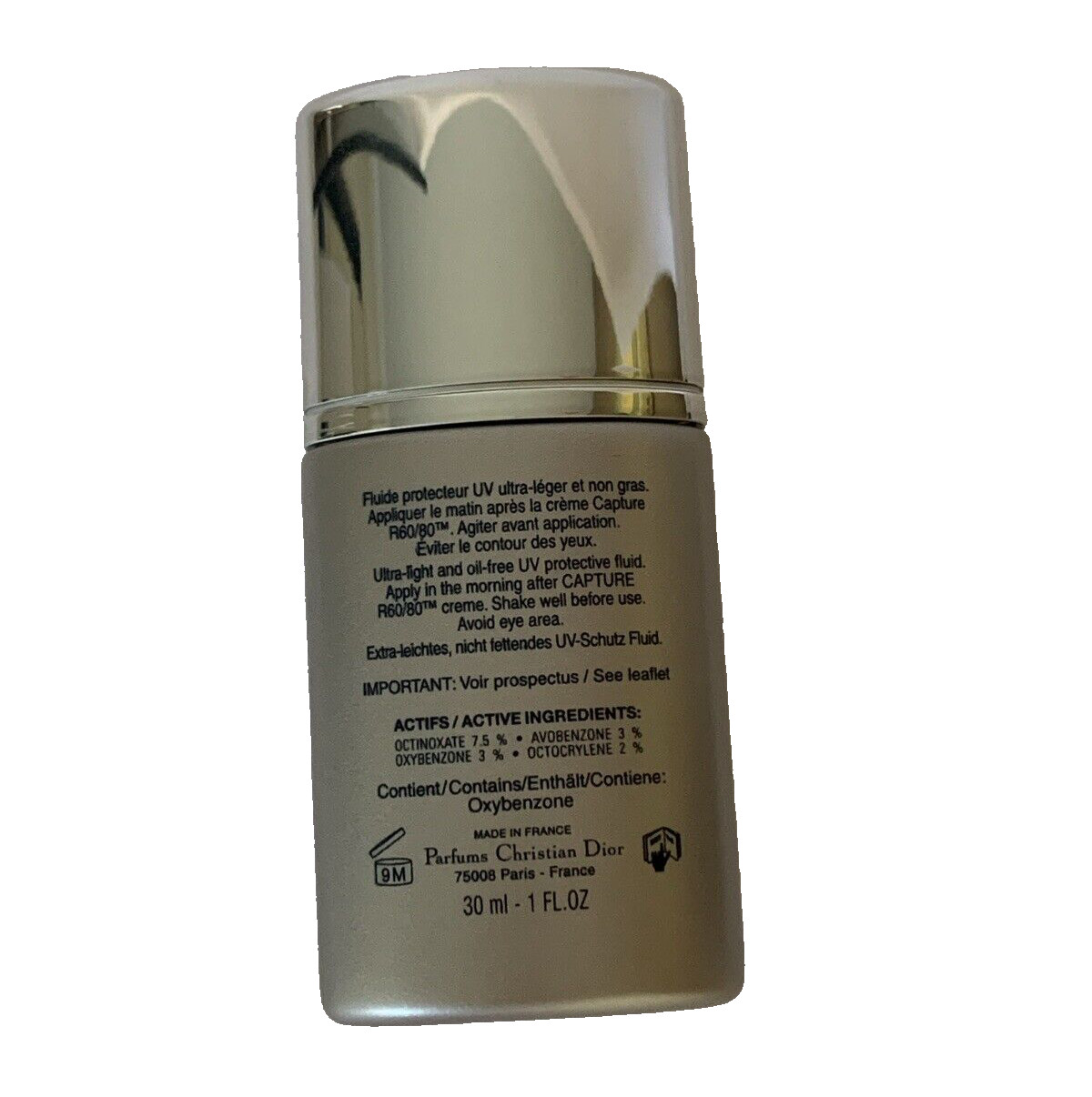 Dior Capture R 60/80 Finish UV Daily Protection SPF 35 Rare to find In white box