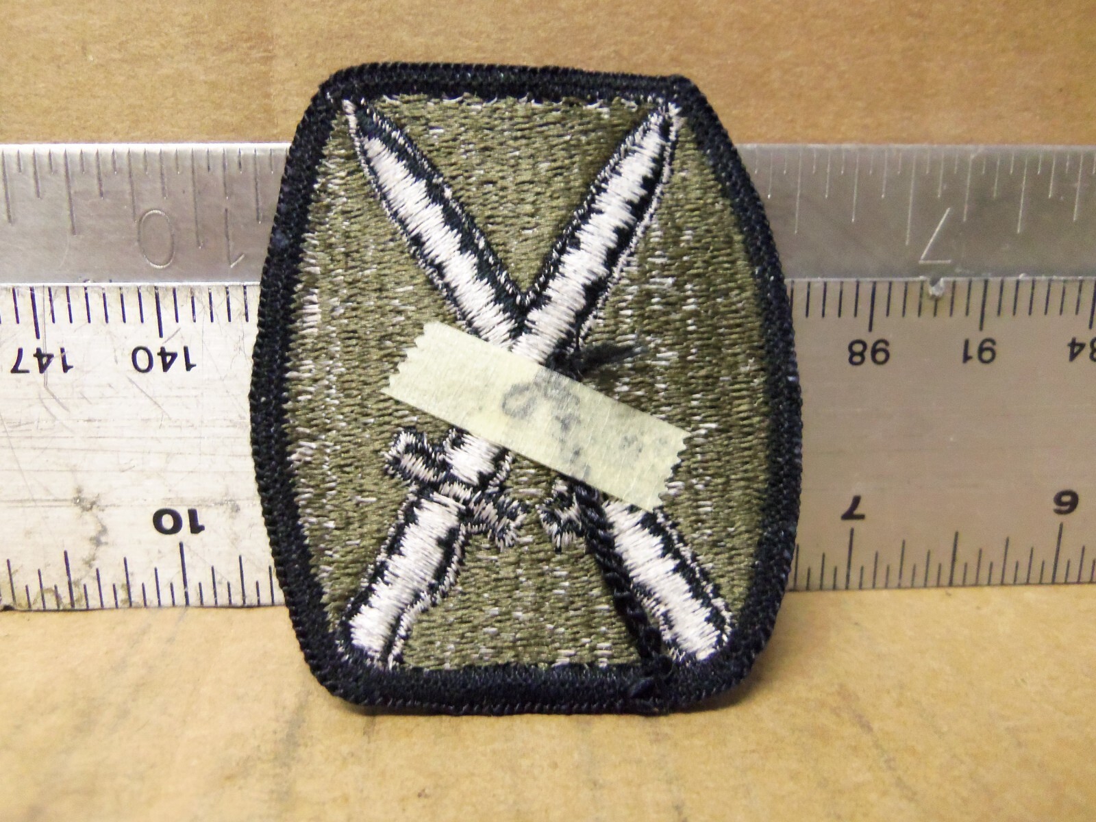 US Army – 10th Infantry Division – Subdued Embroidered Patch (NOS)