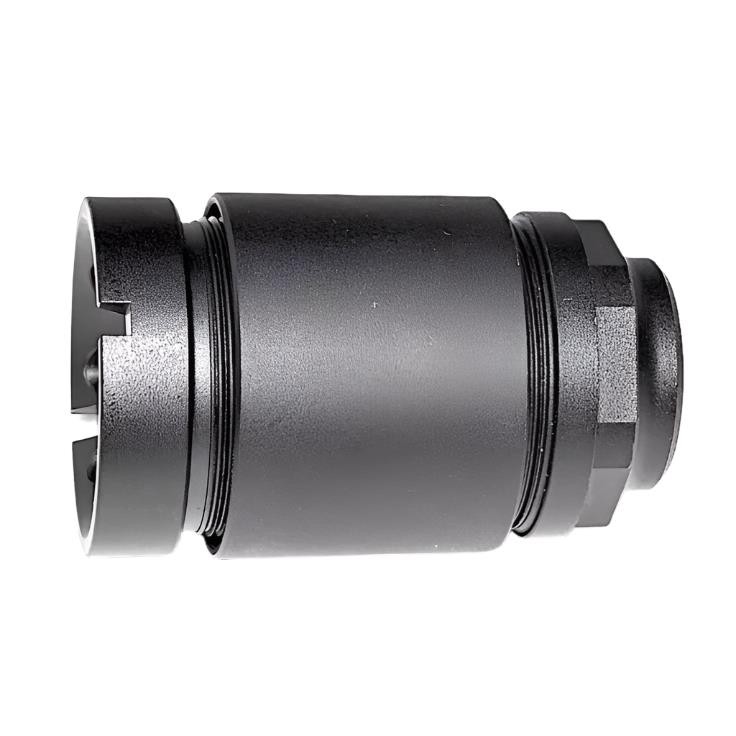 3 PCS 9mm Linear Comp Set Steel Black Oxide 1/2x28 TPI Thread 1.71" Muzzle Brake