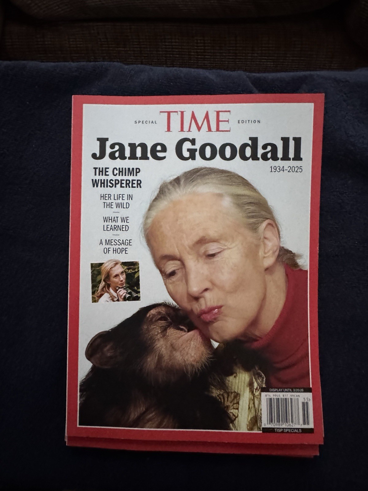 Jane Goodall Special Edition Time Magazine The Chimp Whisperer 1934-2025 Unread