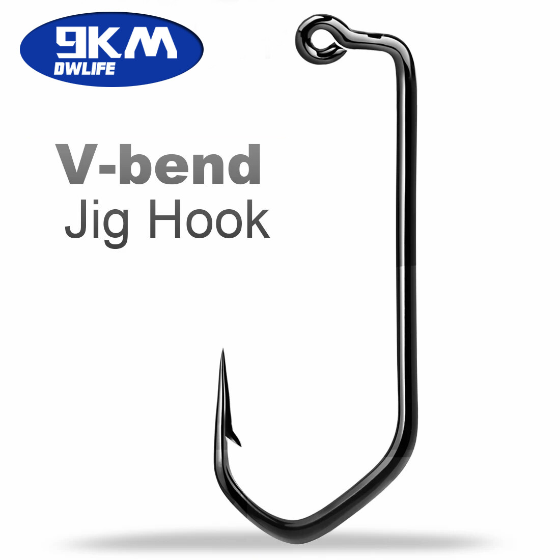 25~100Pcs V-bend Jig Hooks Worm Hooks 90 Degree Jig Hooks DIY Jighead Tackle