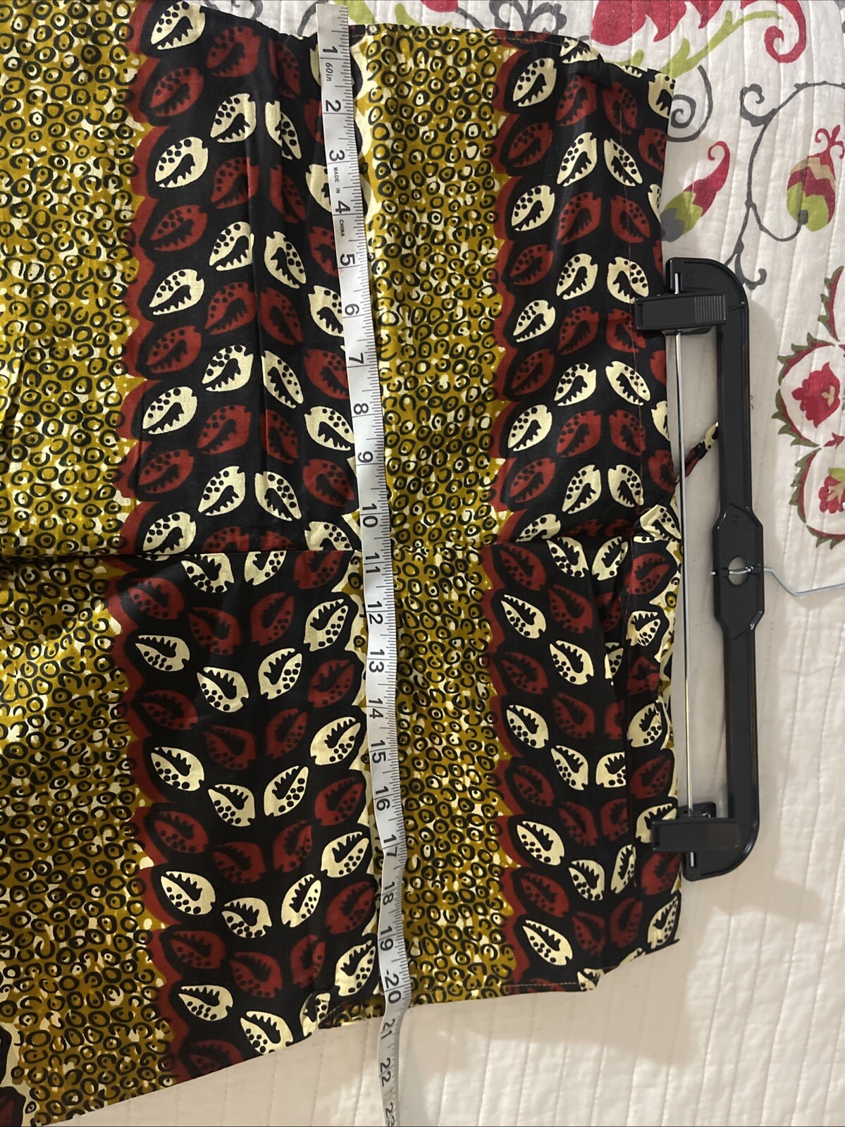 Traditional Dashiki 2 Piece Long Sleeve With 1 Pocket Capri Pants With 2 Pockets