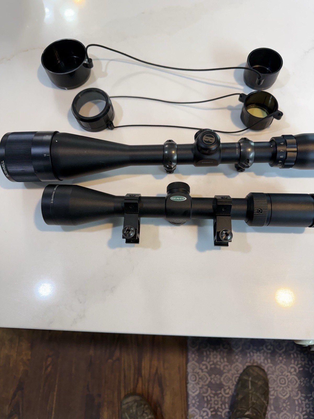 Bushnell Banner Wide Angle And Weaver Scope