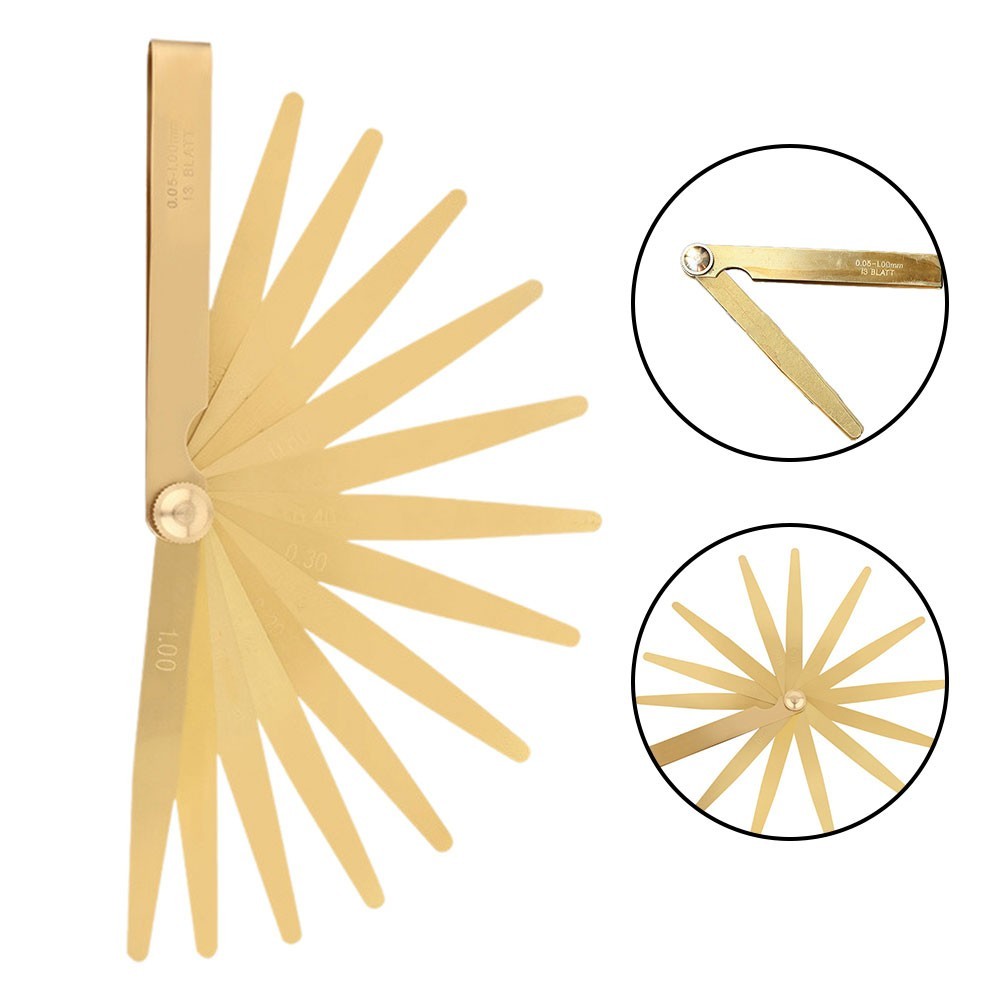 Measure Tool Feeler Gage Brass Engineers Measure Tool Suitable For Designers