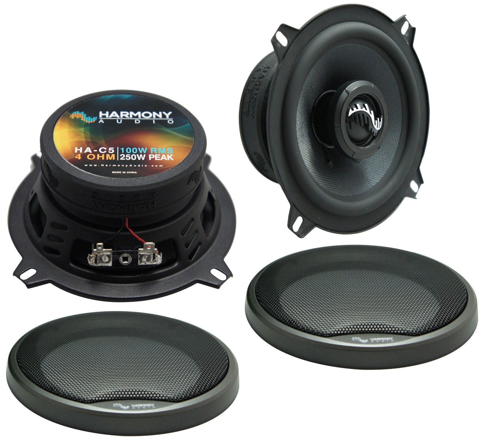 Fits Nissan Hardbody Pickup 1986-1993 Front Door Replacement HA-C5 Speakers New