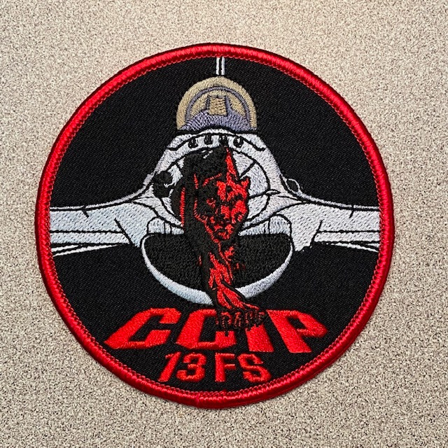 USAF 13th Fighter Squadron Wild Weasel Friday/Morale F-16C Air Force Patch
