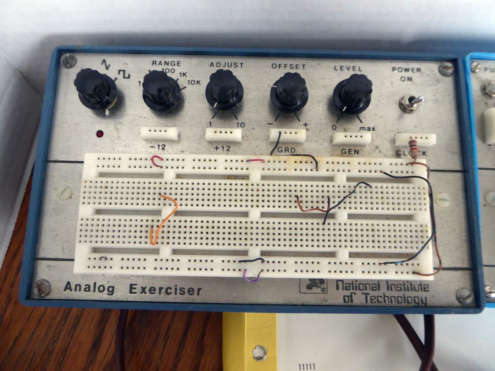 LOT OF 2 VINTAGE 1985 ELECTRONIC EXERSIZERS (ANALOG & DIGITAL) FROM N.I.T.