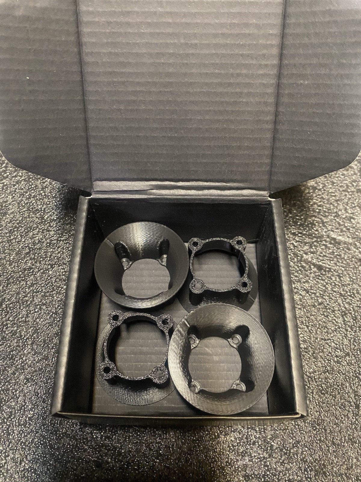 4 Pack(White)-Velocity Stack 30x30mm-Increased Air Flow Cooling RC Drift Car Fan